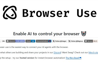 AI上身浏览器？Browser Use火了，开发者狂赞绝绝子！缩略图